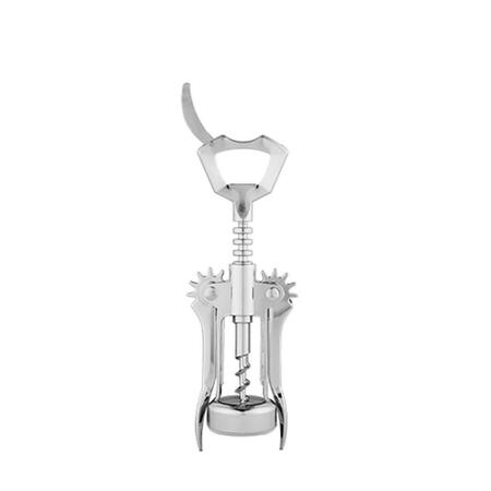 1 Glider Winged Corkscrew with Foil Cutter, Silver 5819